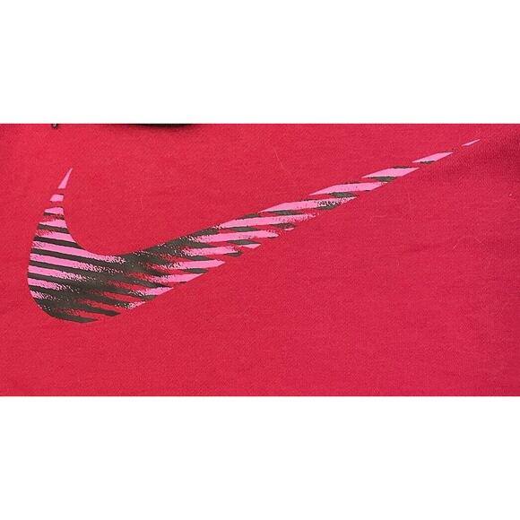 Nike Dri Fit Mens Pullover Training Hoodie CJ4268-620 Red Swoosh Size Medium - Picture 2 of 5